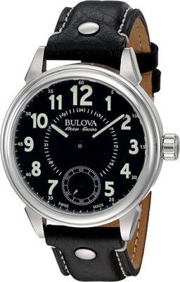 New Bulova Accu-Swiss Mechanical 63A120 Men's Watch