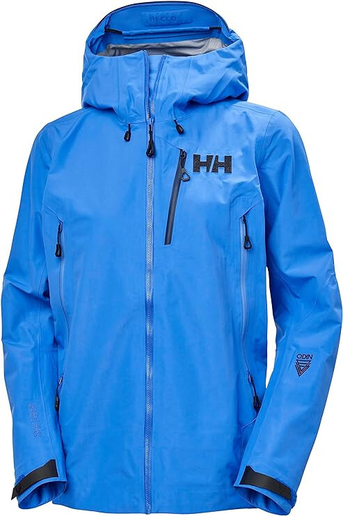 Pre-owned Helly Hansen Helly-hansen Womens Odin 9 Worlds 3.0 Jacket In Blue