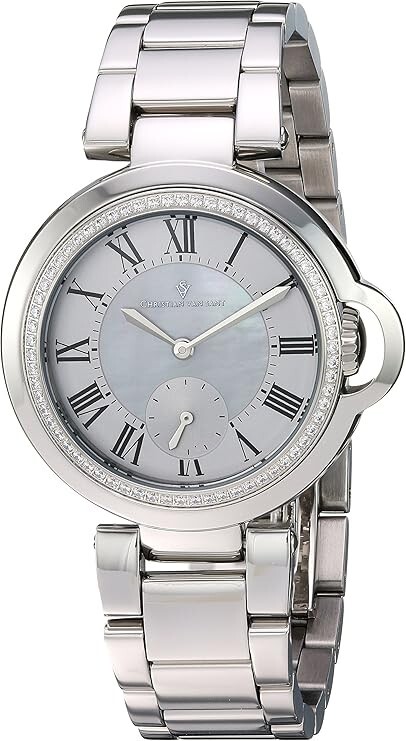 Pre-owned Christian Van Sant Women's Cybele White Mother Of Pearl Dial Watch - Cv0230