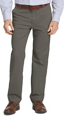 Эластичные узкие брюки-чинос IZOD Non-Iron Performance, цвет копченого жемчуга, 32x30