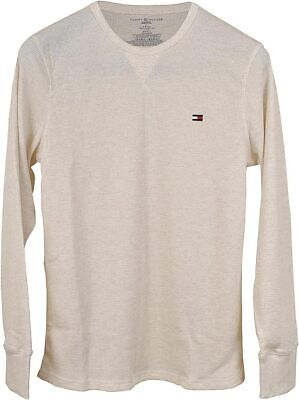 Tommy Hilfiger Men's Thermal Long Sleeve Crew Neck Shirt, Medium MSRP$32.50