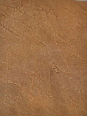 Leather Piece - 6 x 11 - Tan - Elephant Print - 1 Piece (E167)