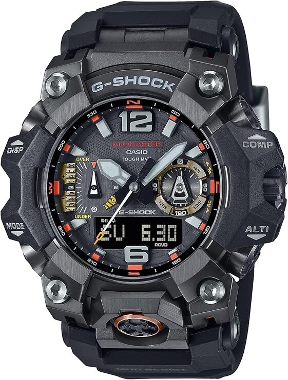 Pre-owned Casio G-shock Gwg-b1000ec-1ajf Mudmaster Radio Solar Men's Watch Japan