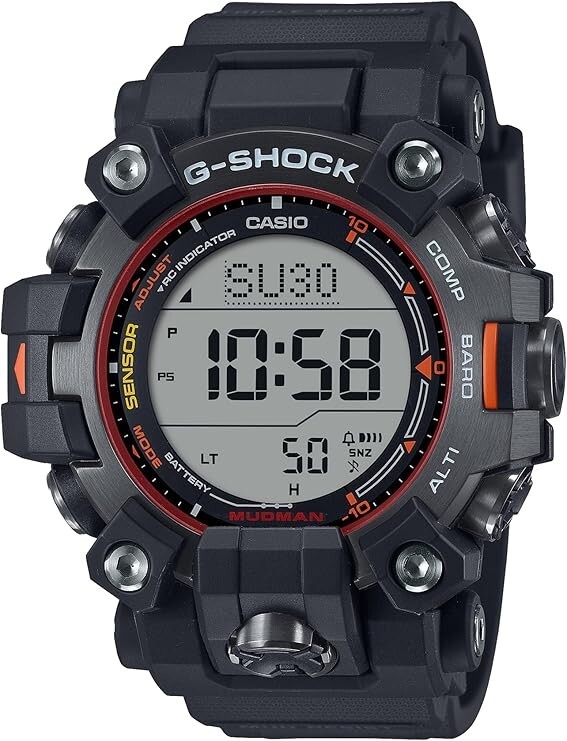 Pre-owned Casio G-shock Gw-9500mec-1jf Madman Emergency Color Men's Watch Japan