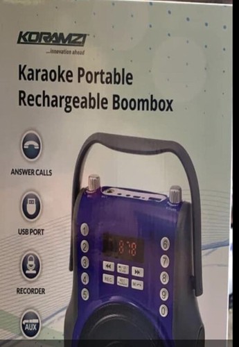 Karaoke Machine Portable Rechargeable Boombox