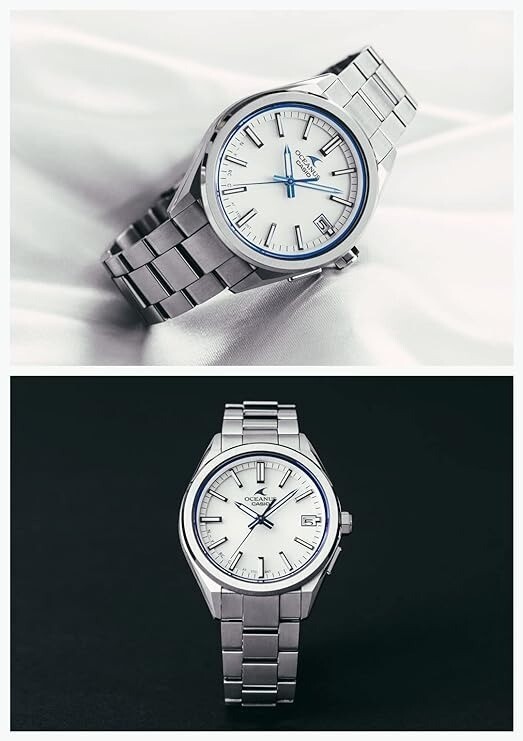 Pre-owned Casio Oceanus Ocw-t200s-7ajf Solar Radio Watch