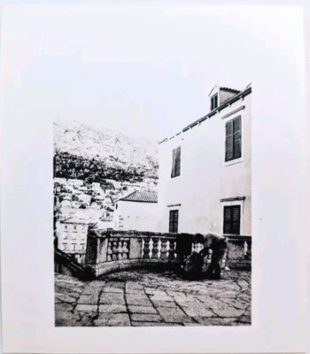 Tirage photo argentique, Dubrovnik, Croatie, noir et blanc
