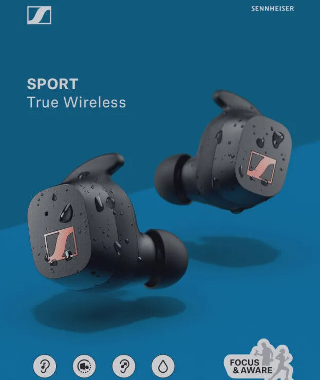 美品Sennheiser SPORT True Wireless TWSイヤホン Amazon.com: Sennheiser Consumer Audio Sport True Wireless