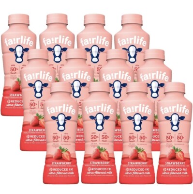fairlife protein shakes strawberry 50% More Protein 50% Less Sugar (12pk)