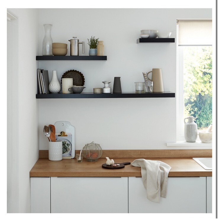 B&Q Black floating shelf in Inverkeithing, Fife Gumtree