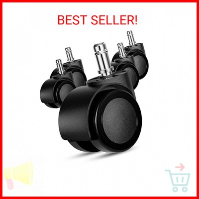 5 Pcs 2 Inch Heavy Duty Office Chair Wheels Replacement