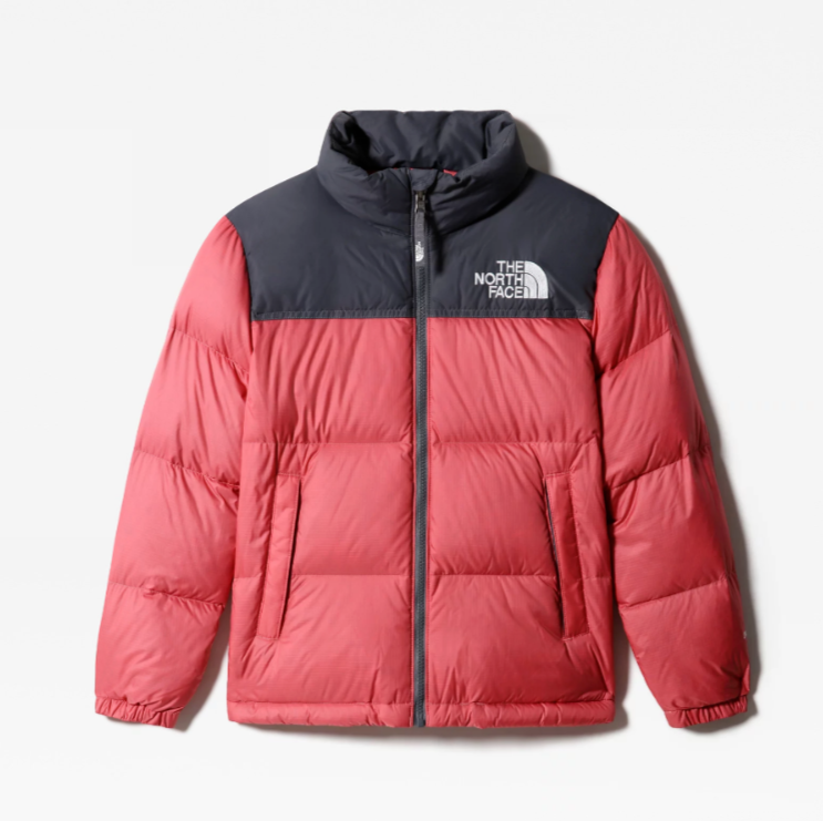 The North Face Retro Nuptse Jacket - Slate Rose - Size Large L | eBay