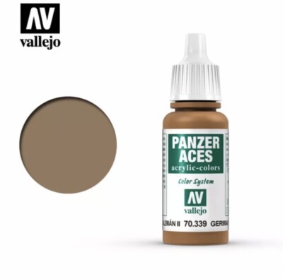 Vallejo Model Air Paint: 17ml  70.339 Highlighter German Tank Crew II