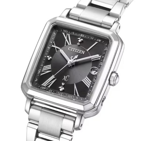 Pre-owned Citizen Watch Cross Sea Xc Es9500-69e Hikari Collection Square 2way Model