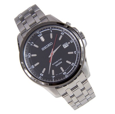 Seiko Kinetic SKA635P1 Black Dial Mens Watch