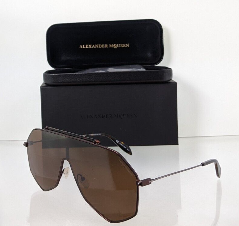 Pre-owned Alexander Mcqueen Brand Authentic  Sunglasses Mq 0138 Brown 004 99mm Frame