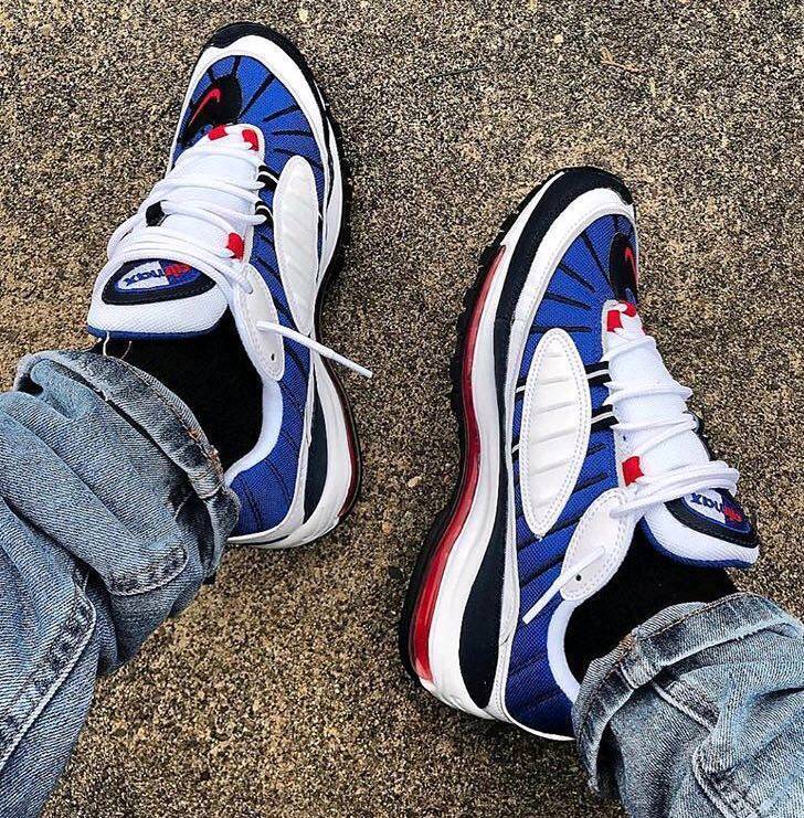 Nike Air Max 98 'Gundam' white/red/obsidian | in Salford, Manchester ... Nike Air Max 98 'Gundam' white/red/obsidian