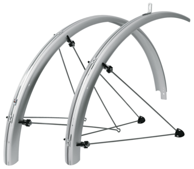 SKS CHROMOPLASTICS MUDGUARD SET FOR 26