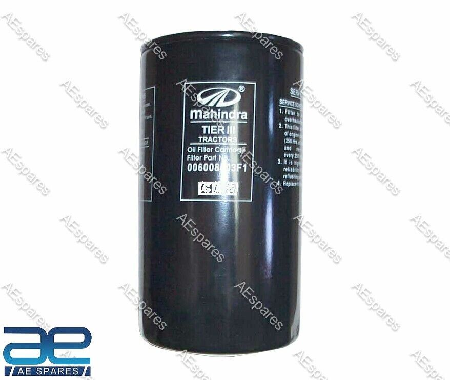 OEM 006008803F1 Engine Oil Filter For Mahindra Tractor 7520 4565 6075 6530 