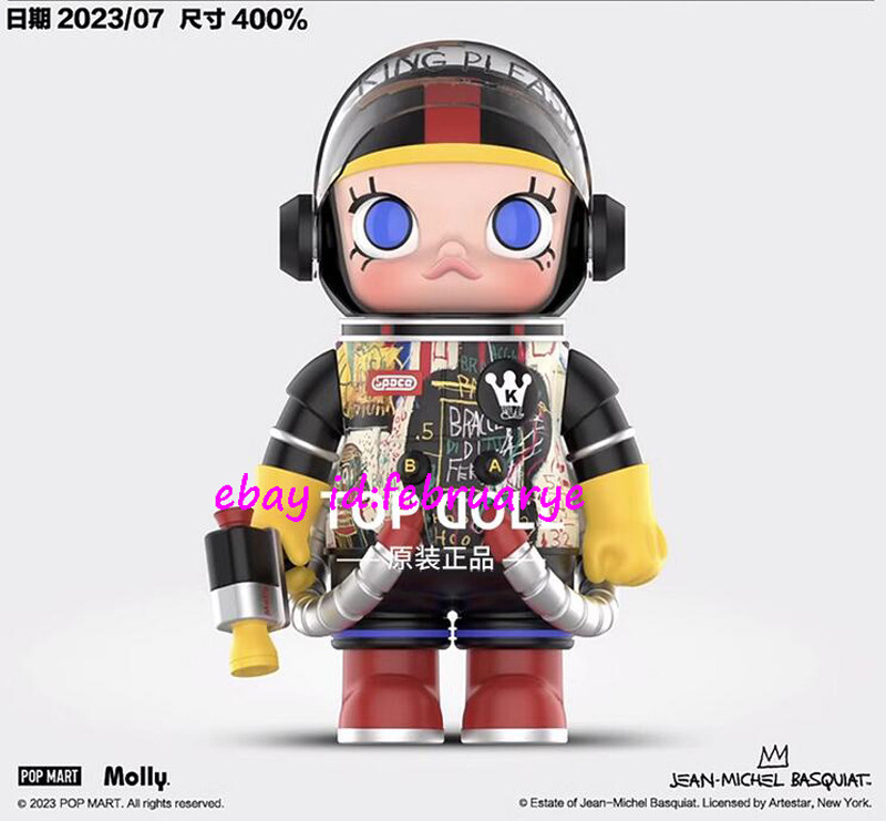 POP MART 400% SPACE MOLLY バスキア BASQUIAT POP MART MEGA SPACE MOLLY Jean-Michel Basquiat 400% Action