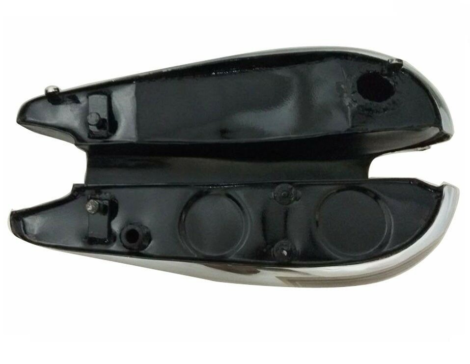 BSA C11 C12 C10 250cc Petrol gas tank Chrome plated & Black With Cap Speedometer & Tap