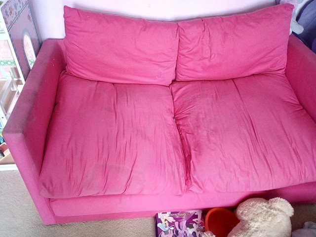 Small Pink Sofa Bed Last Chance Must Go By End Of Week In