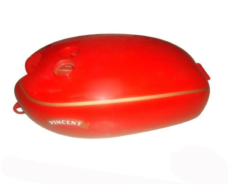 New Vincent Red Painted Petrol Fuel Tank Red Finish 