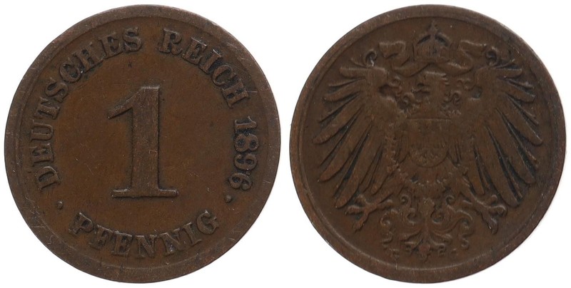 Deutschland - 1 Pfennig Deutsches Reich - 1873-1916 Verschiedene JahrgÃ¤Nge