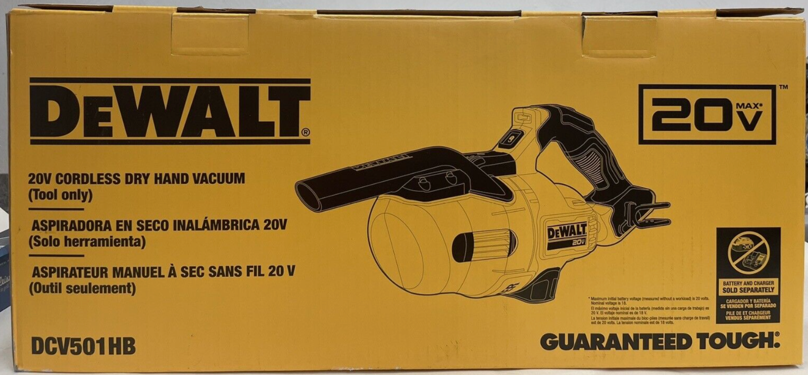 (tool Only) Dcv501hb W/attachments New Fast Ship!