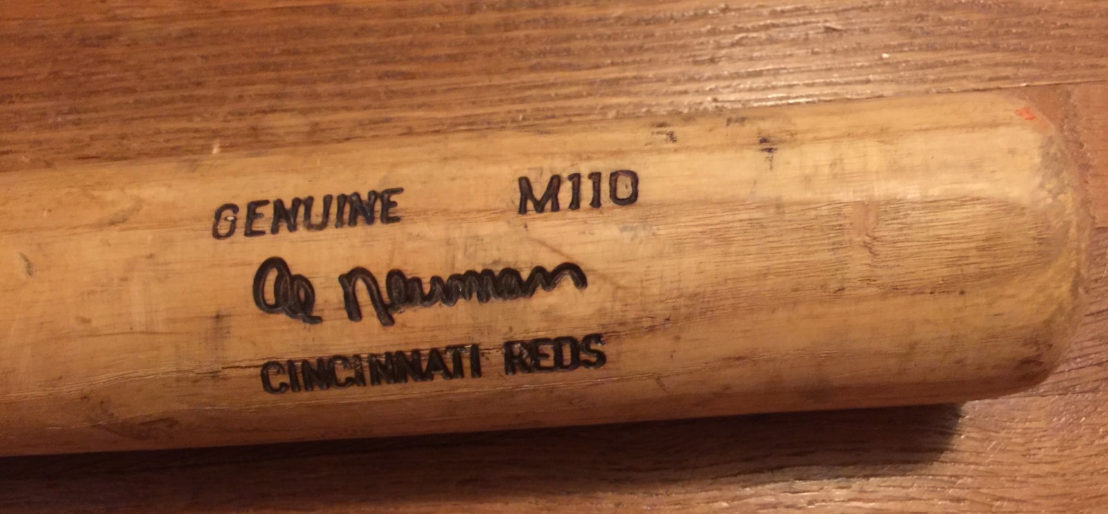 RARE Al Newman Authentic Game Used Bat Minnesota Twins Expos Rangers Reds MLB