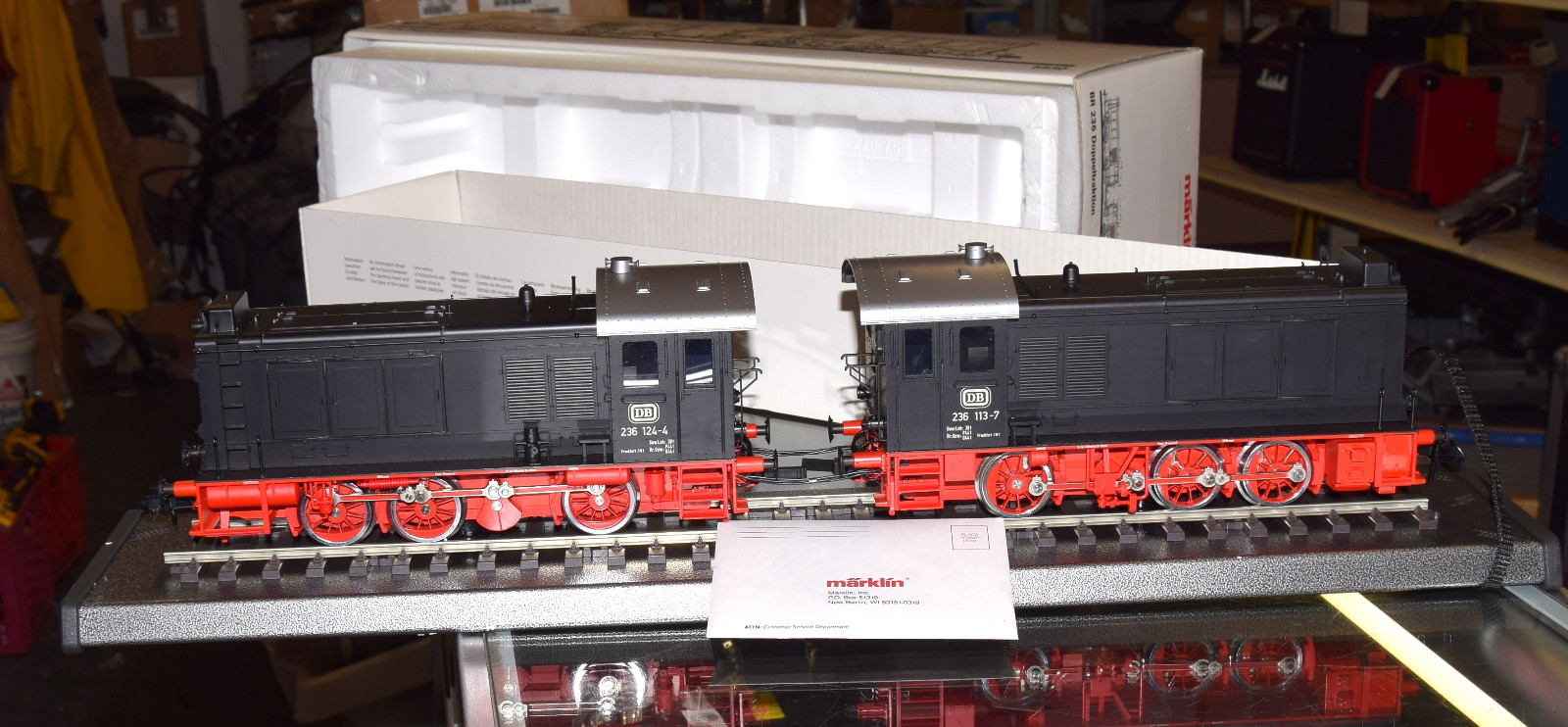 MARKLIN 5530 G SCALE DIESEL LOCOMOTIVE TRAIN BR 236