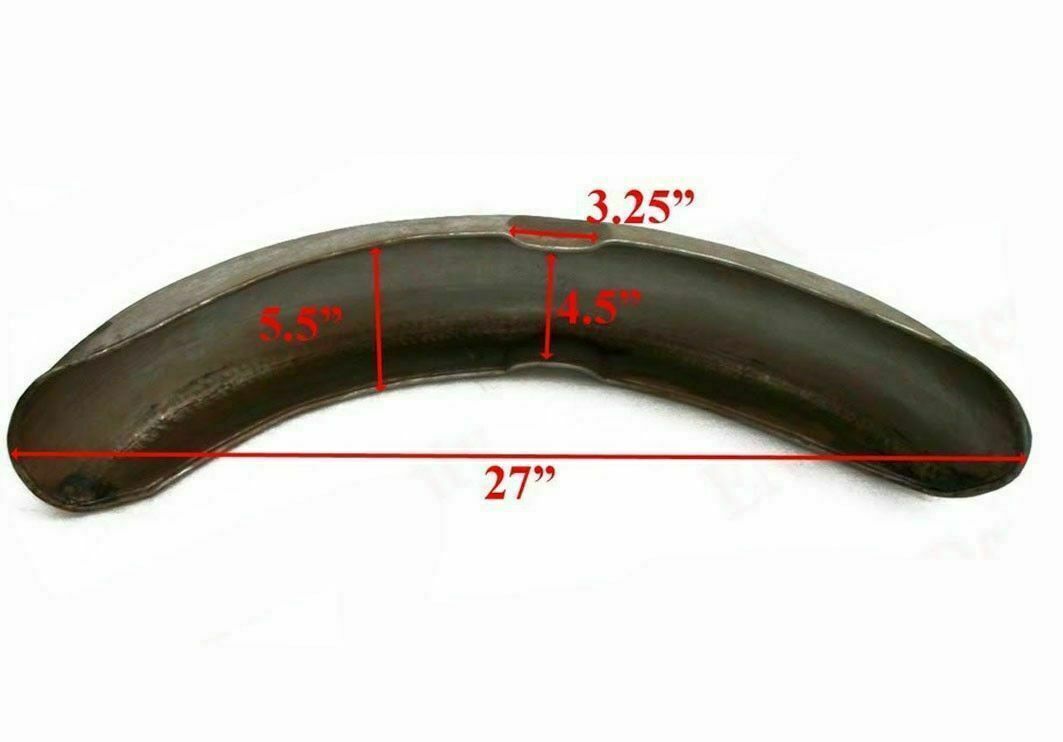 For Norton Slimline Dominator Front & Rear Mudguard Fender Set Bare Metal 