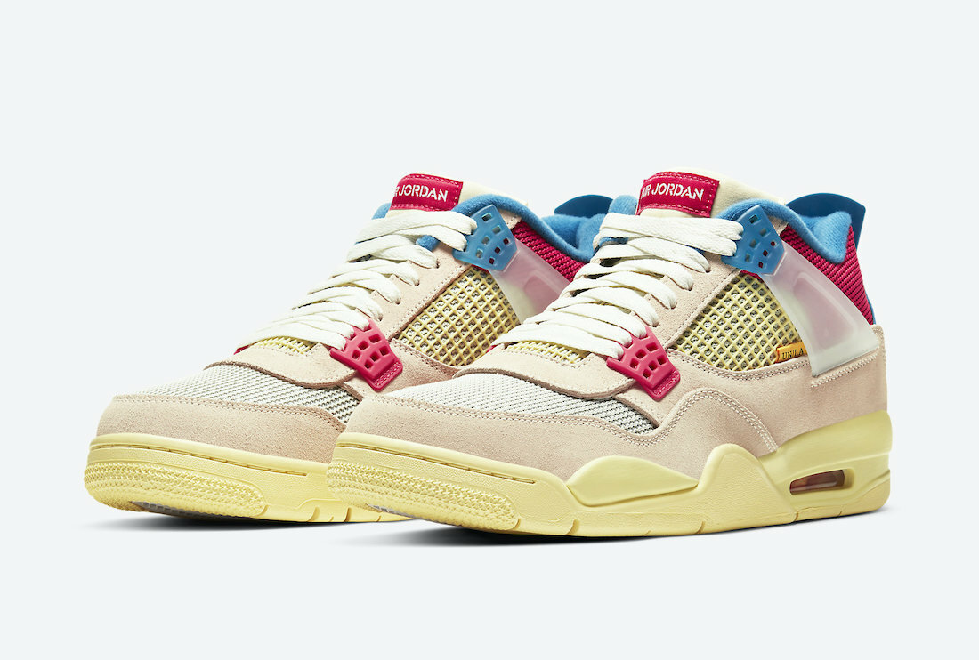 靴 AIR JORDAN 4 RETRO SP union guava ice Nike MEN'S UNION x Air Jordan 4 VI Retro SP GUAVA ICE SIZE