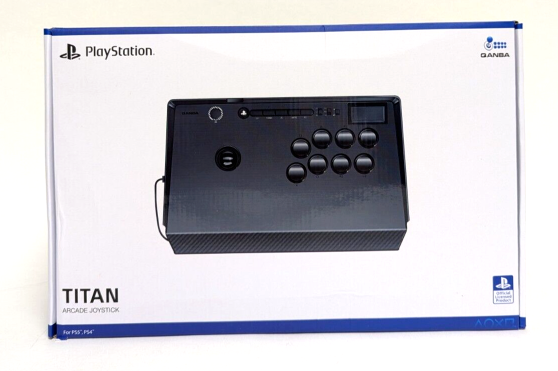 Qanba B1 Titan Wired Arcade Joystick for PlayStation 5/4 and