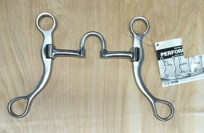 C-5502 5/" HILASON WESTERN WALKING HORSES PORTED HORSE MOUTH CURB BIT
