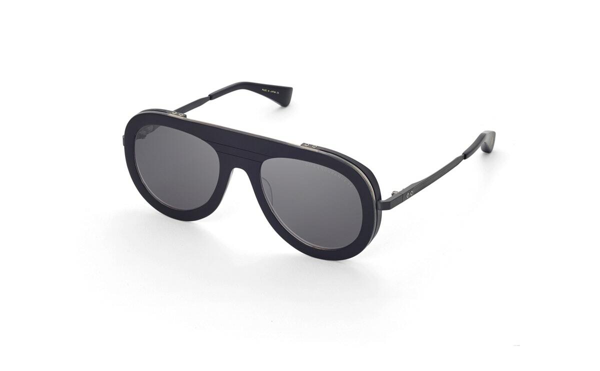 Pre-owned Dita $750  Endurance-88 Dts107-02-blk-rgd Black/rose Gold W/grey Lens 100% Auth In Grey-black Flash