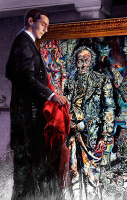 PICTURE OF DORIAN GRAY 1945 movie Art Print Poster horror by Scott Jackson