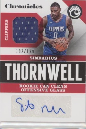 2017-18 Panini Chronicles - Sindarius Thornwell #CSS-STW