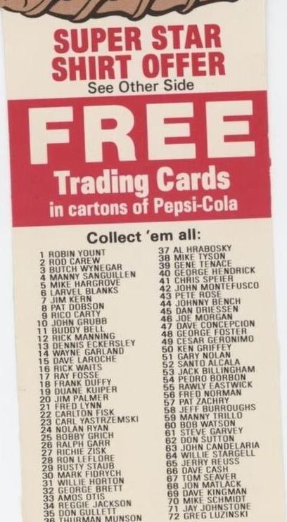 1977 MSA Discs - Cesar Geronimo #49