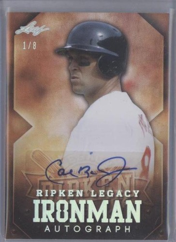 2014 Leaf Cal Ripken Jr. Ironman Legacy Signature Collection - Cal Ripken #IM-12