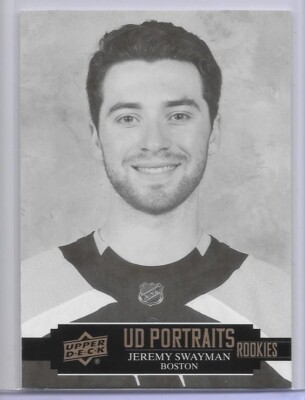 JEREMY SWAYMAN 21-22 UD #2 UD PORT. ROOK. SSP INSERT RC/ME. BLACK BEARS/BRUINS