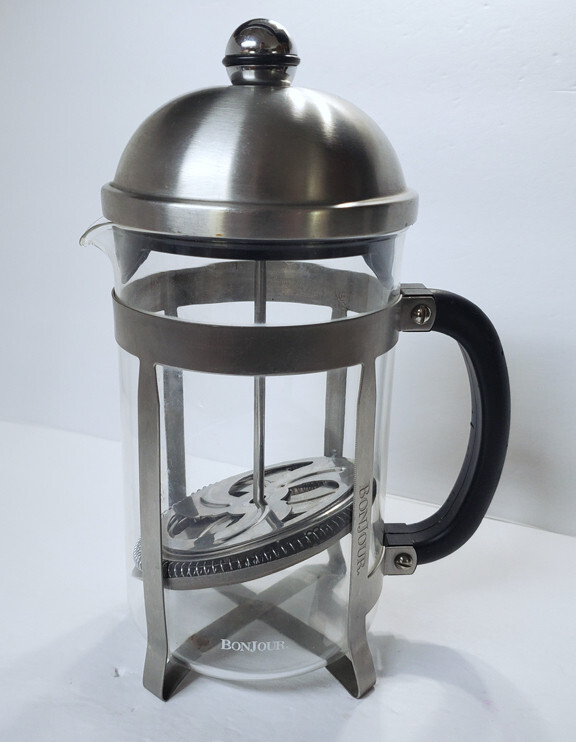 Coffee Tea Carafe 12 Cup Glass & Stainless