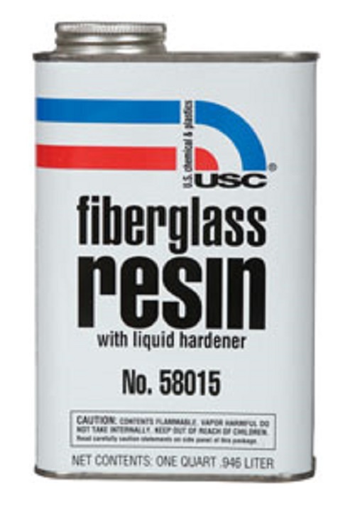 1 Quart USC Polyester Fiberglass Resin Auto Body Repair Filler w