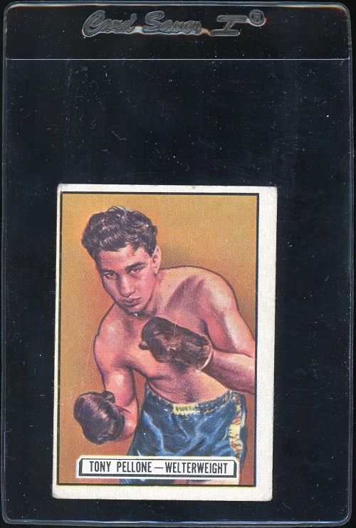 (9) LOT OF 1951 TOPPS RINGSIDE TRADING CARDS BOXING Simon Carter Miller Graham