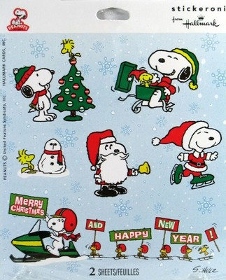 セカイモン Vintage Snoopy Merry Christmas Sticker Sheet Ebay公認海外通販 日本語サポート 日本円決済