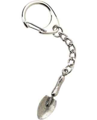 Gardeners Trowel Hand Crafted from UK Pewter Key Ring (WA) HTKR