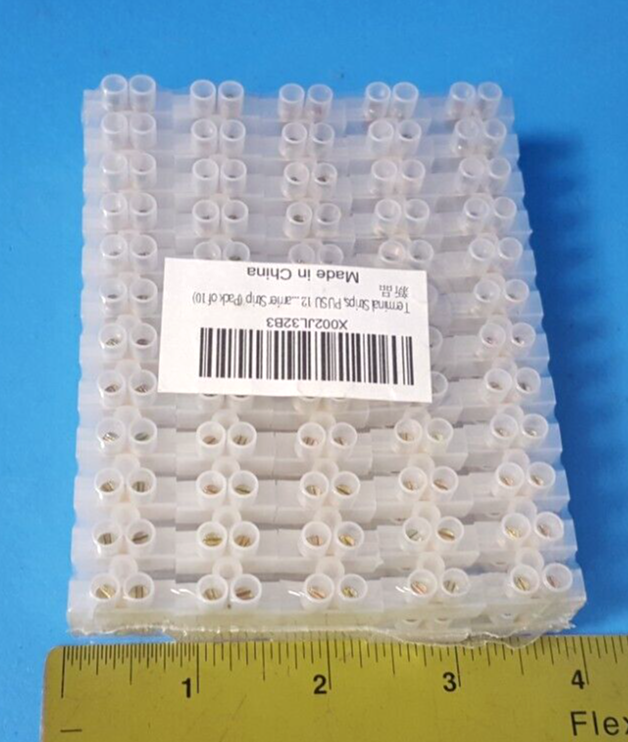 (10 PCS) TERMINAL STRIPS, 12 POSITION, 10A, DUAL ROW, TERMINAL BLOCK