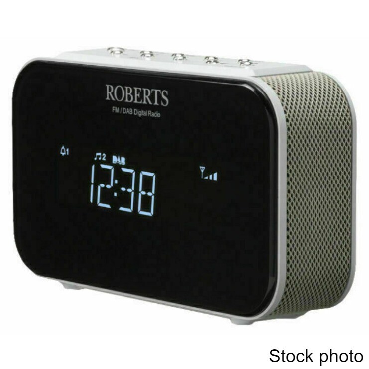 Roberts Ortus 1W DAB/DAB+ Digital Alarm Clock Radio White in Stoke