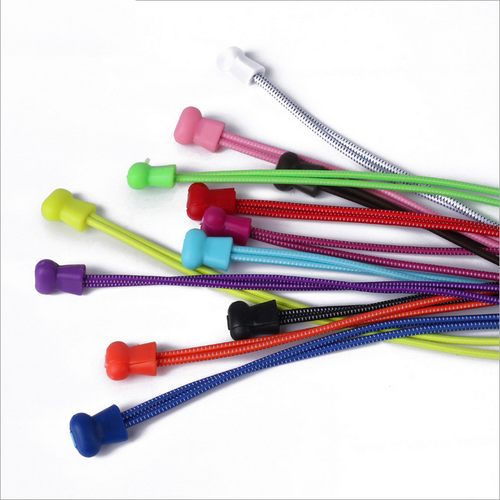 1 Paar Schnürsenkel Gummi Gummischnürsenkel Elastisch Stopper Jogging Fitness