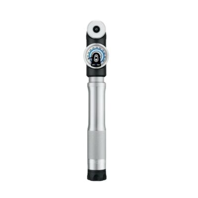 Crankbrothers Sterling Hand Pump with Gauge, Silver